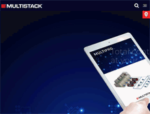 Tablet Screenshot of multistack.com